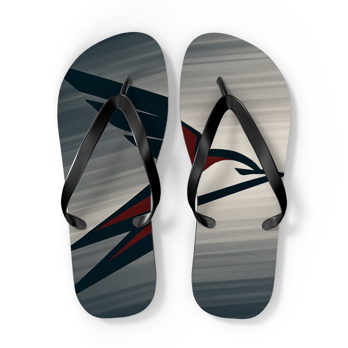 Precision Dive Of The Falcon colorful rubber flip flops