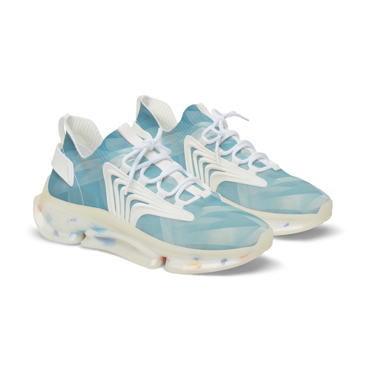 Prism Facet Cascade unique printed sneakers