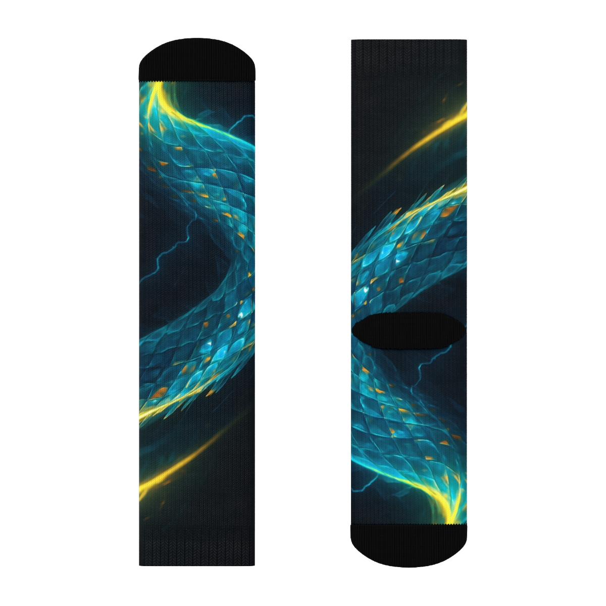 Prism Scales Of The Electric Eel designer logo socks