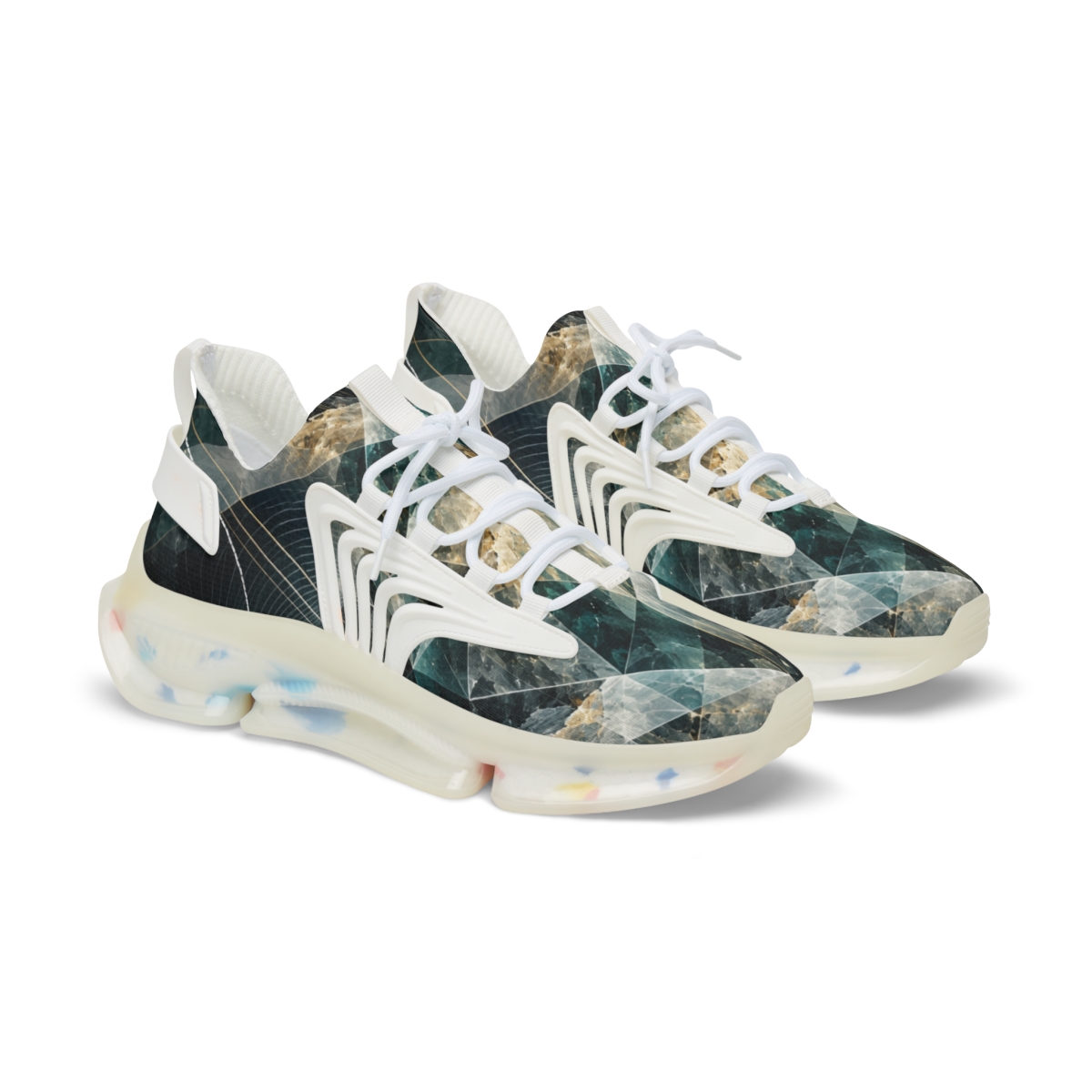 Prism Shear Dotwork unique printed sneakers [AI-baeee1a0-7424ddb890d7]