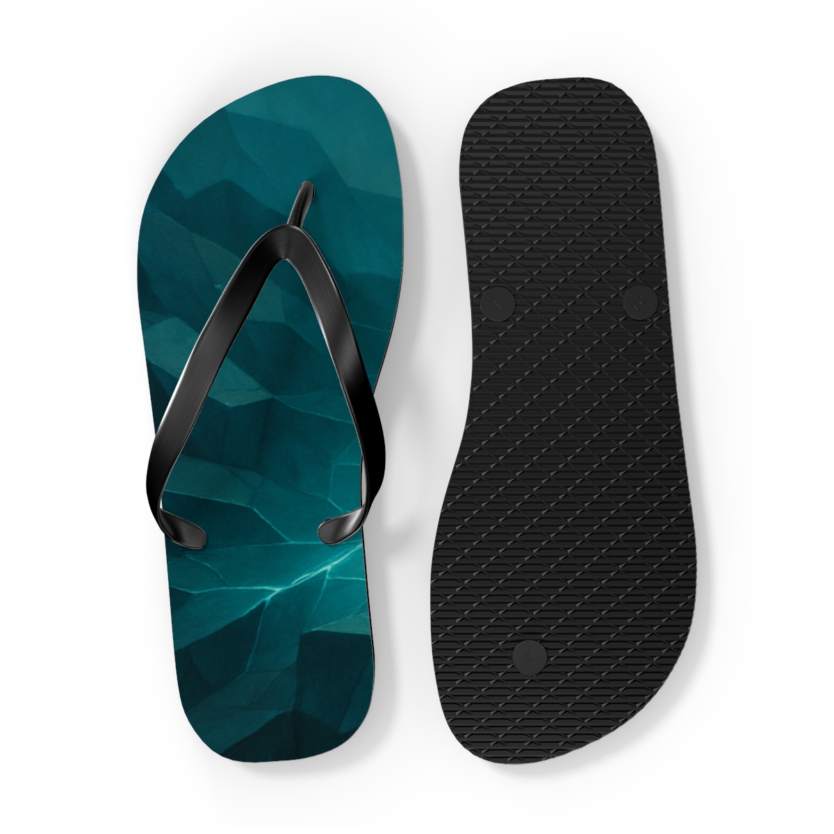 Prism Vein Tapestry trendy printed flip flops