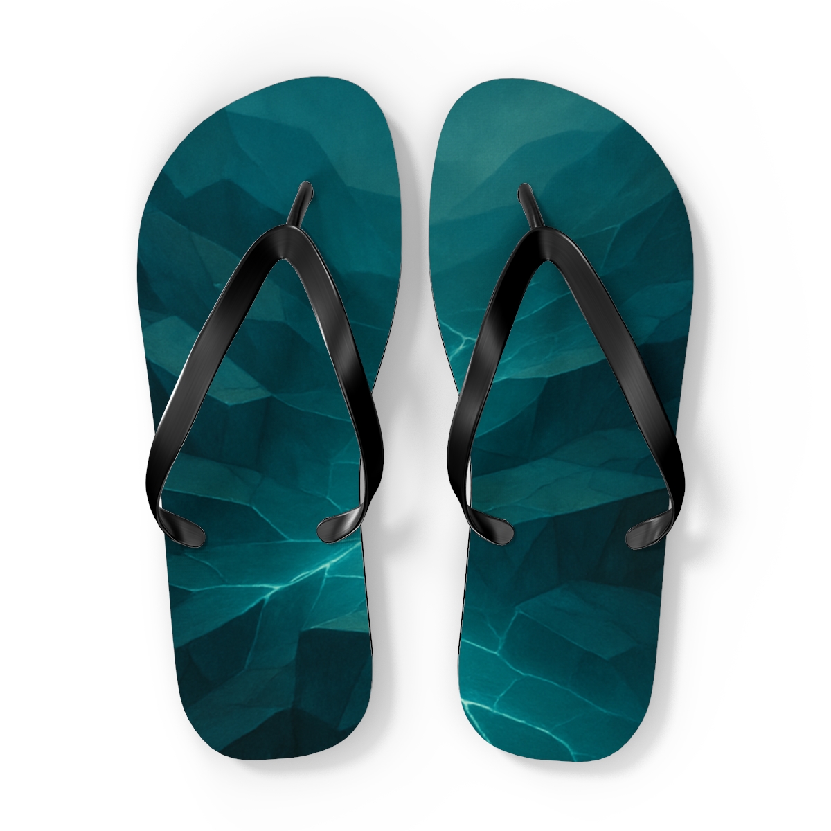 Prism Vein Tapestry trendy printed flip flops