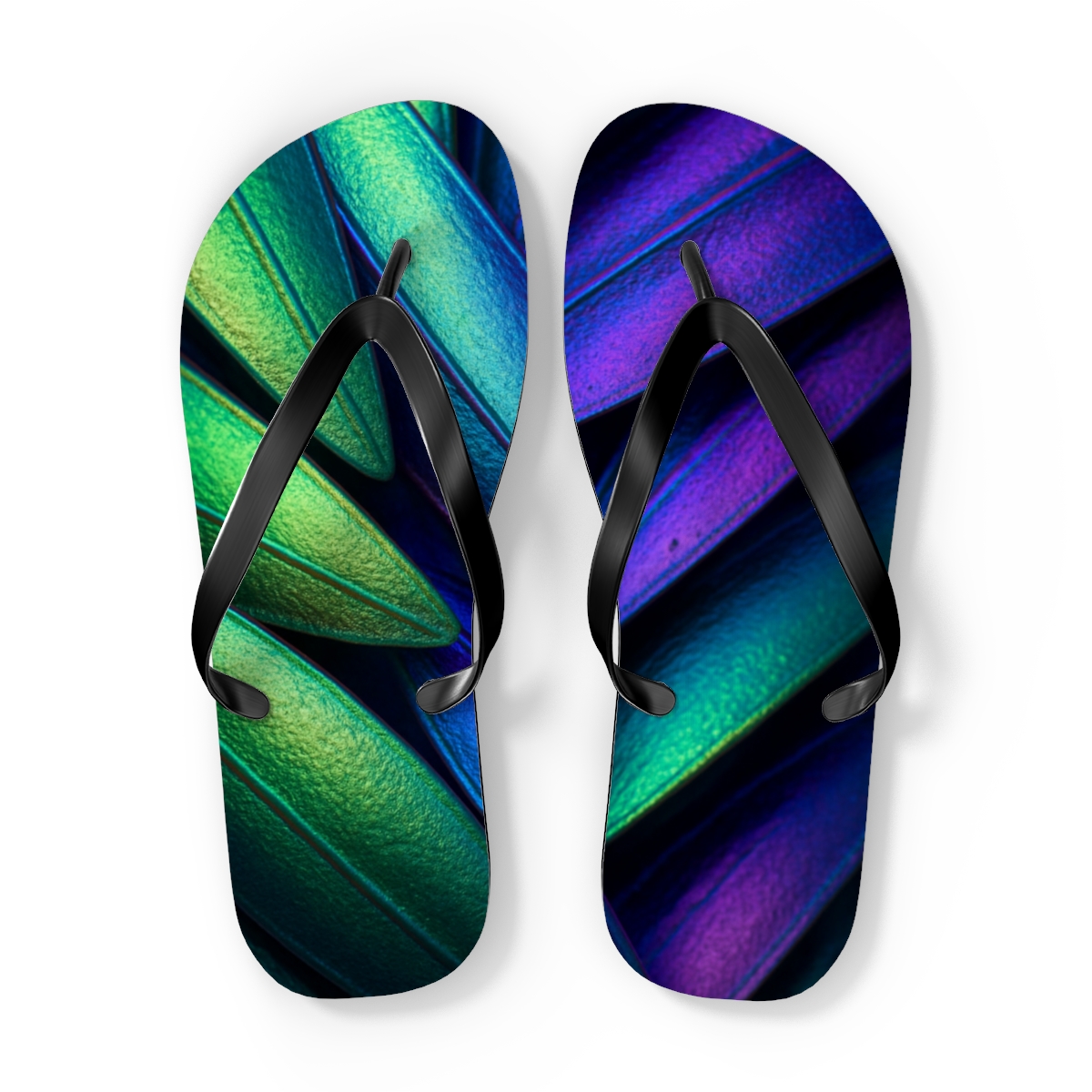 Prismatic Beetle Mirage soft sole flip flops