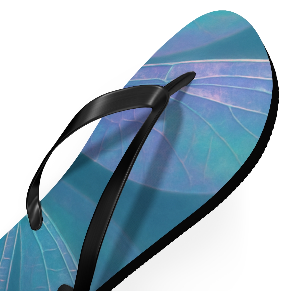 Prismatic Flicker Of The Dragonfly Wing personalized beach flip flops