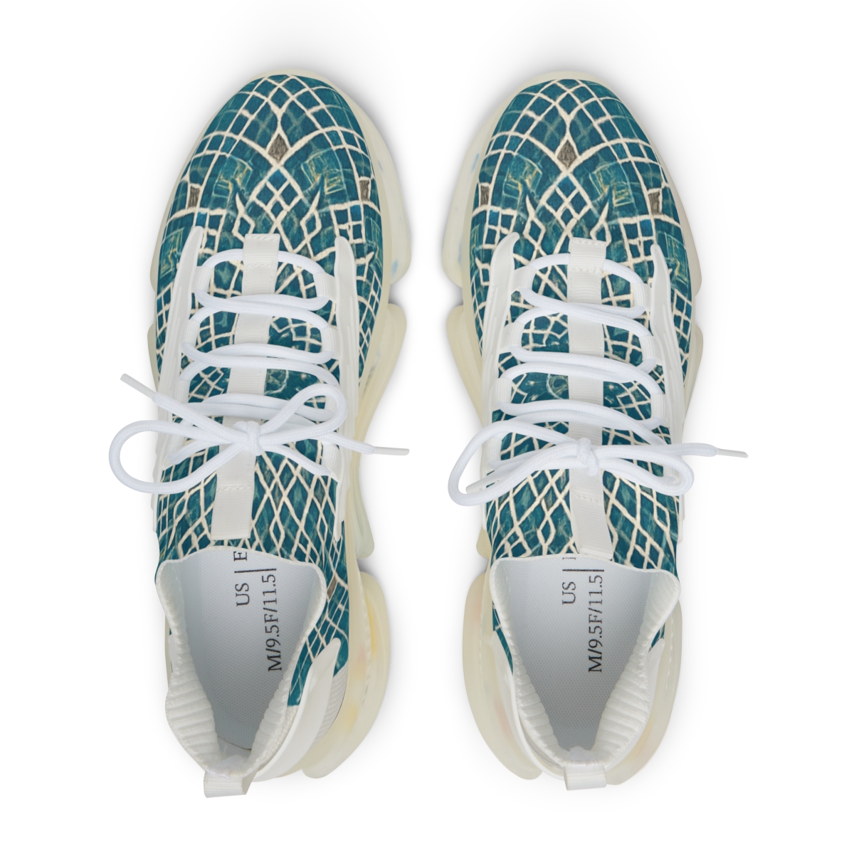 Prismatic Lattice Halo designer branded sneakers
