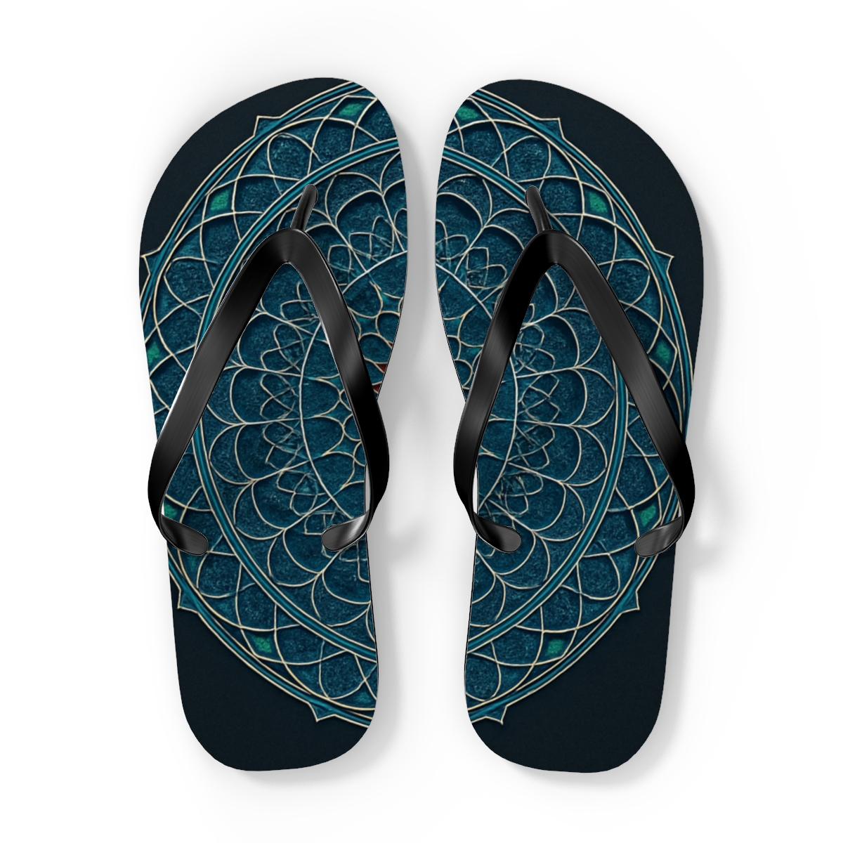 Prismatic Lattice Halo comfortable casual flip flops