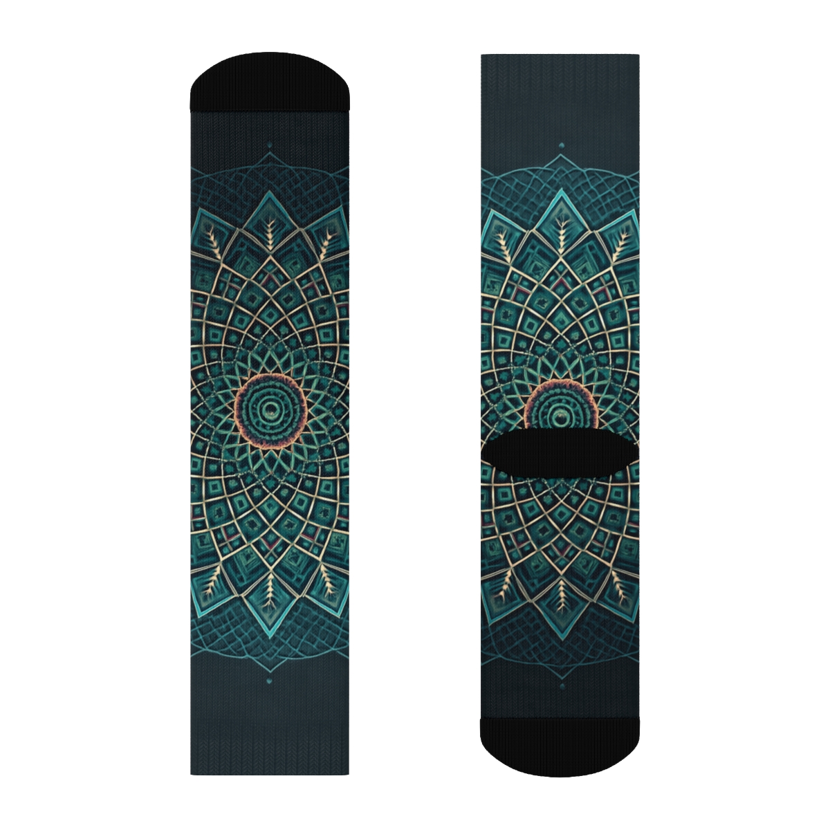 Prismatic Lattice Halo warm winter socks