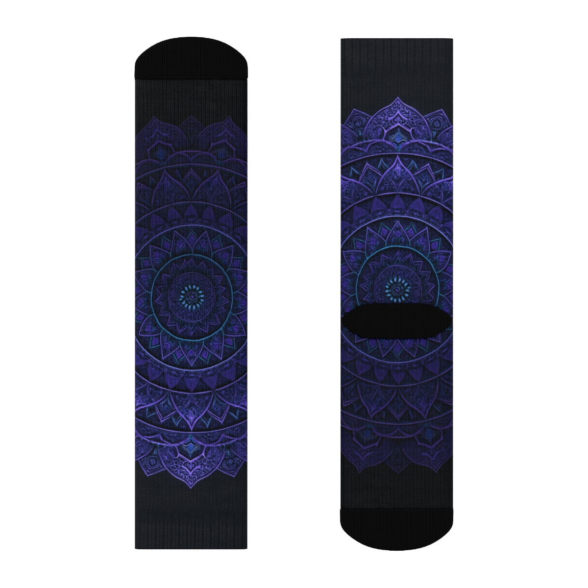 Prismatic Orbit Filigree personalized cozy socks