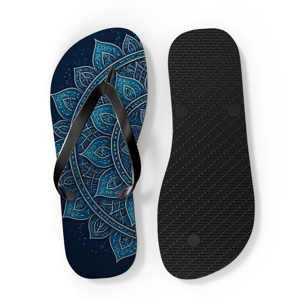 Prismatic Orbit Filigree comfortable casual flip flops