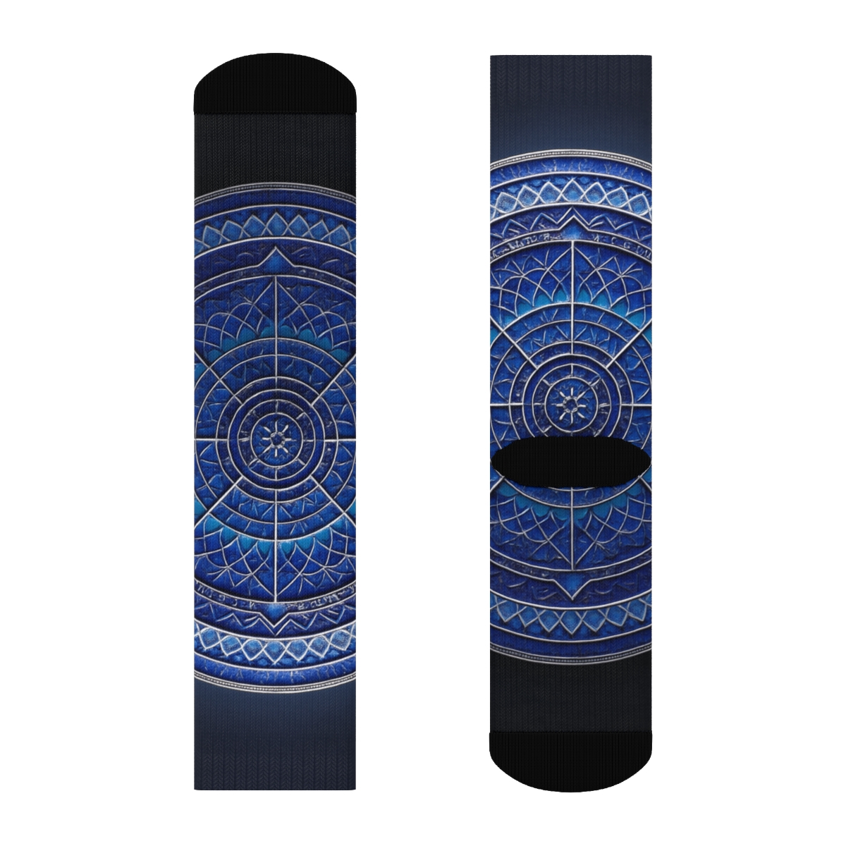 Prismatic Orbit Filigree stylish patterned socks