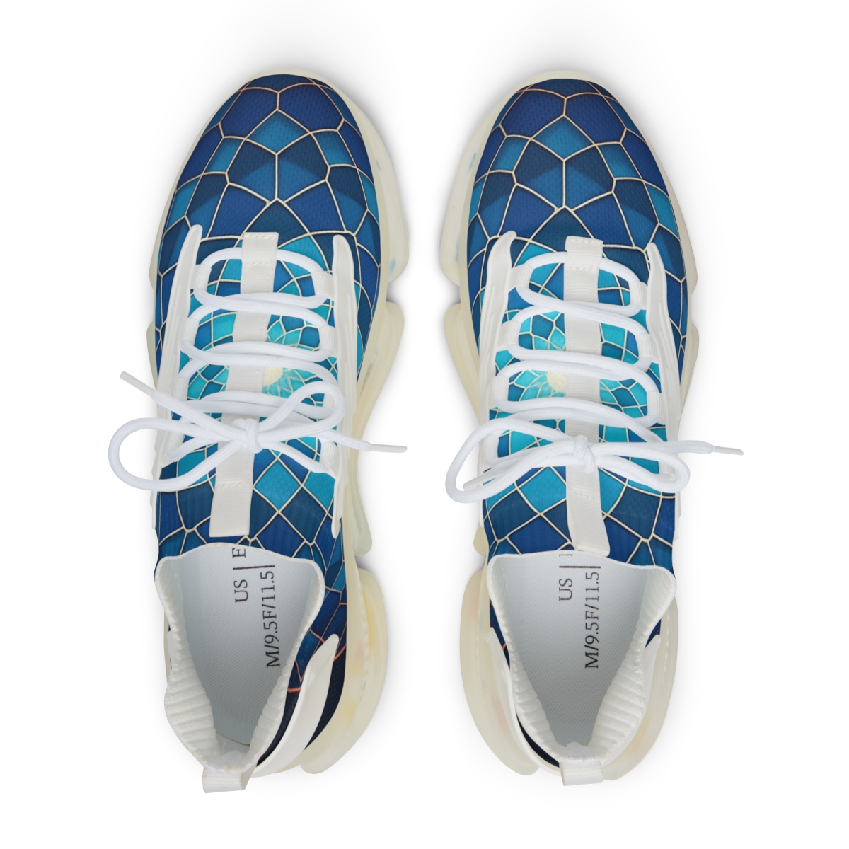 Prismatic Orbit Lattice personalized athletic sneakers