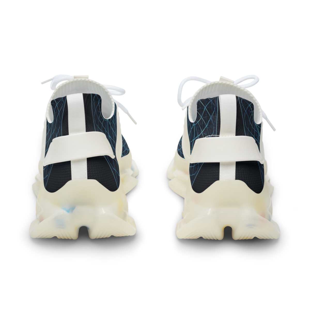 Prismatic Orbit Lattice unique printed sneakers