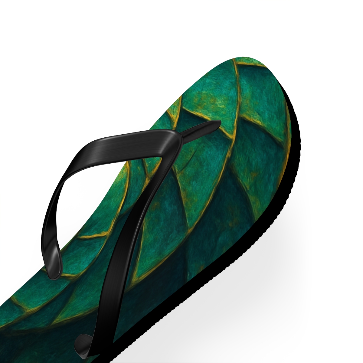 Golden Spiral Shores Flip Flops