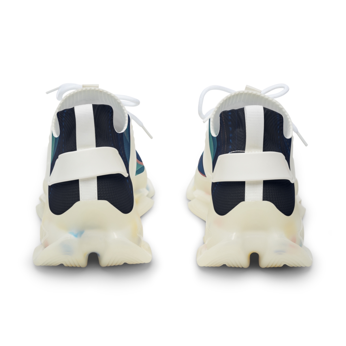 Prismatic Spiral Rosette premium sport sneakers