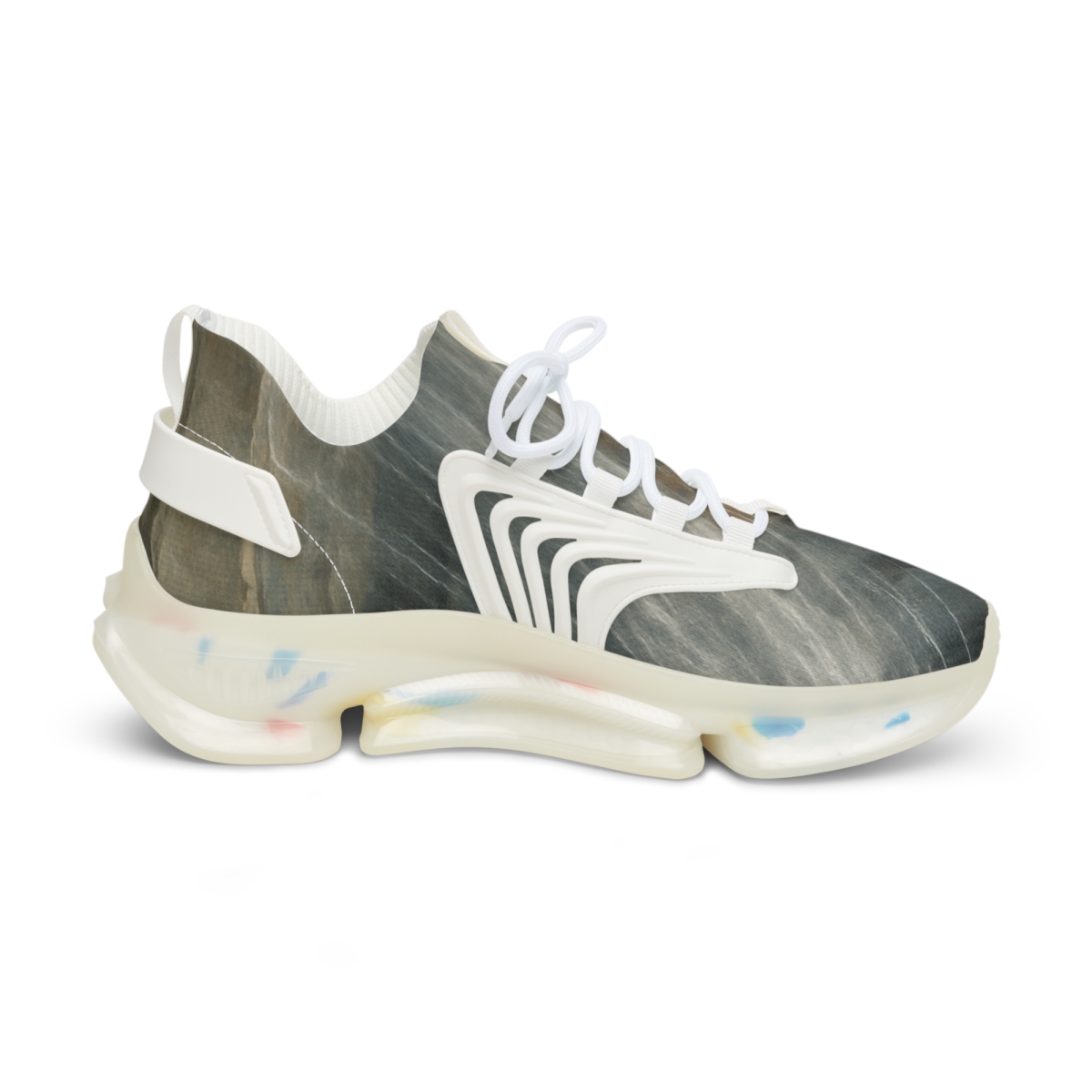 Prismatic Strata Cascade custom sneakers