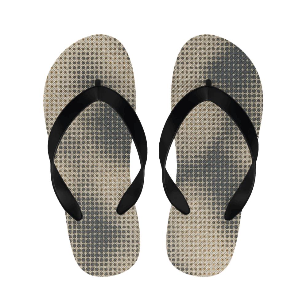 Ivory Mosaic Drift Slippers