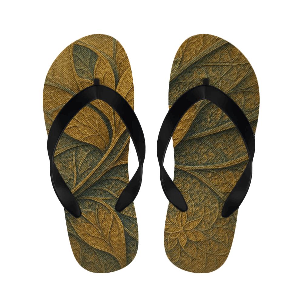 Golden Bloom Harmony Slippers
