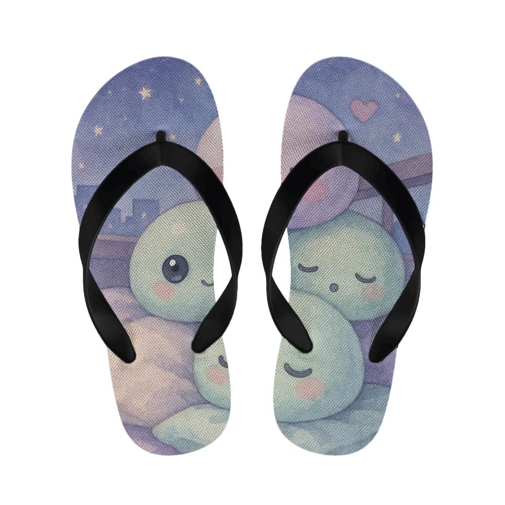 Lavender Dreamscape Comfort Slippers