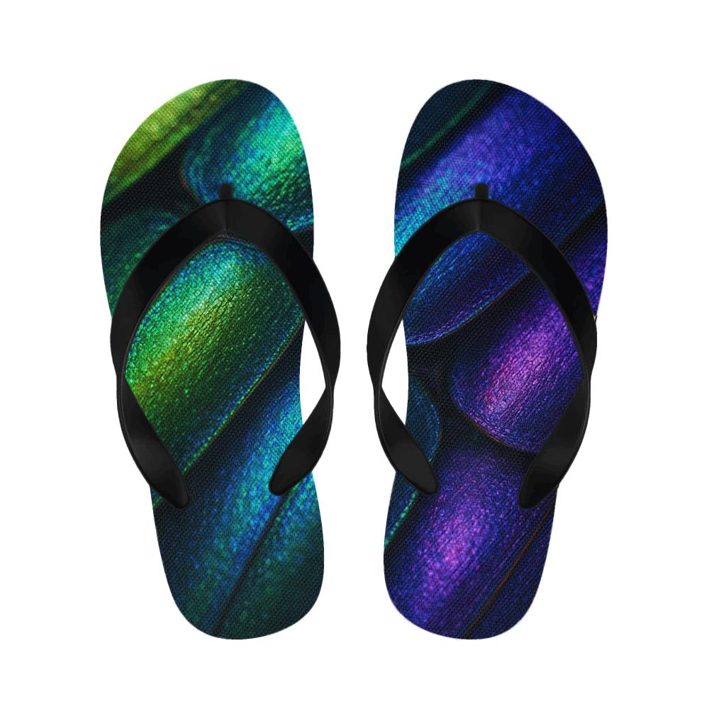 Luminous Emerald Drift Slippers