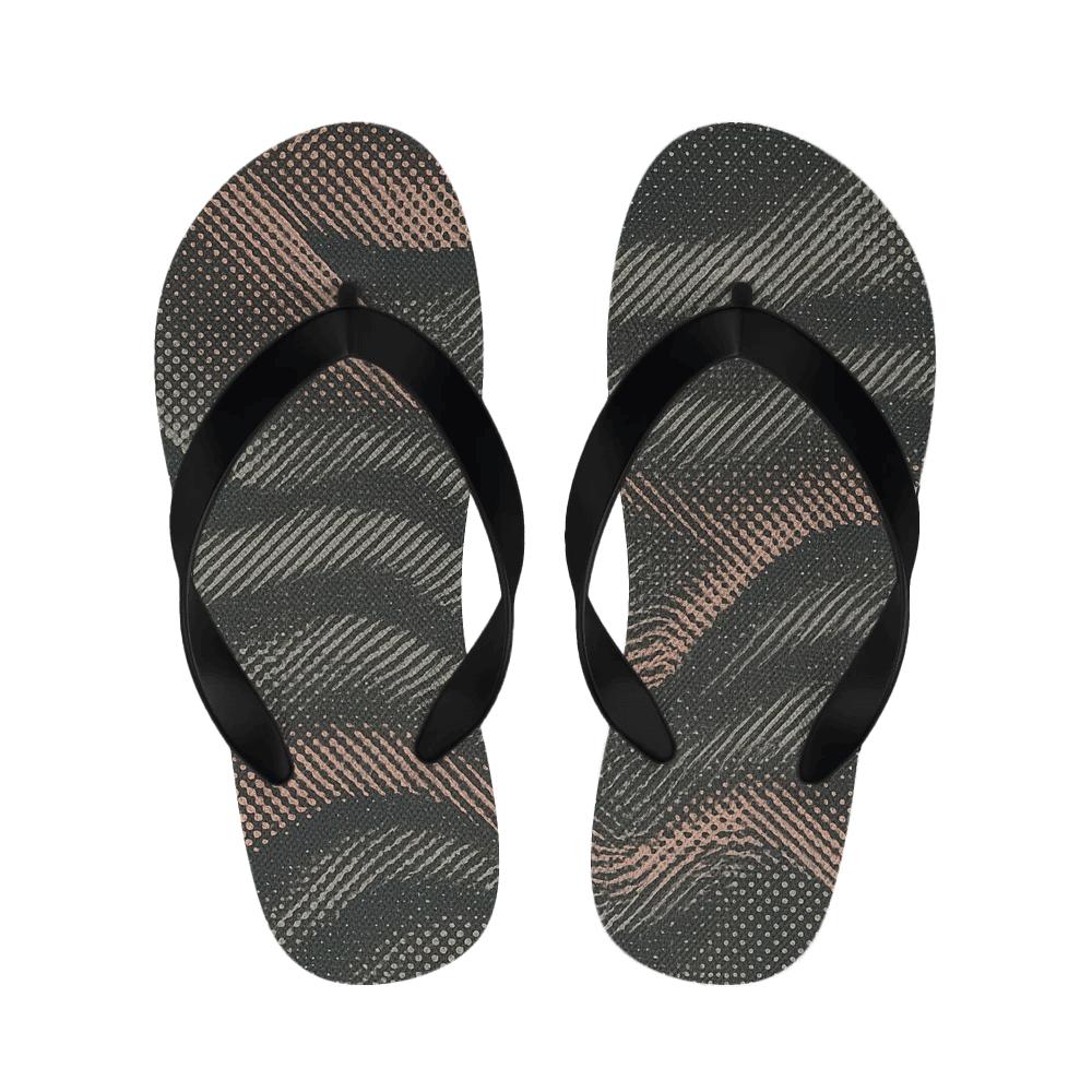 Monochrome Rhythm Slippers