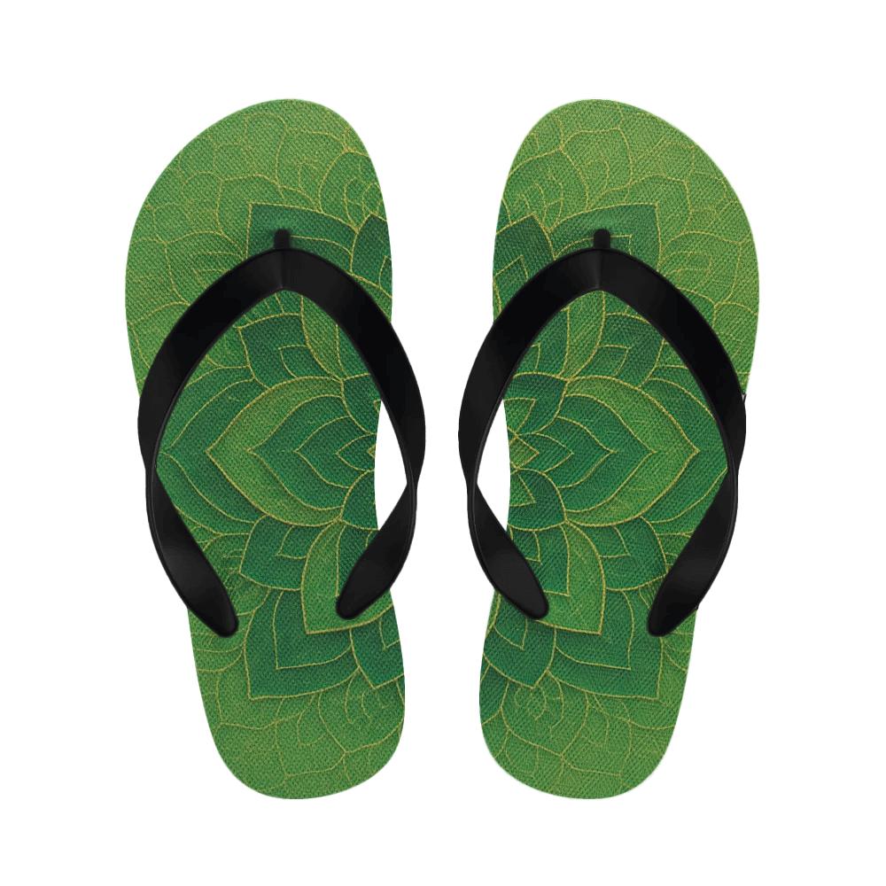 Emerald Bloom Serenity Slippers