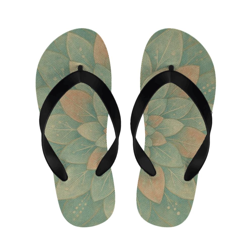 Tranquil Bloom Cascade Slippers