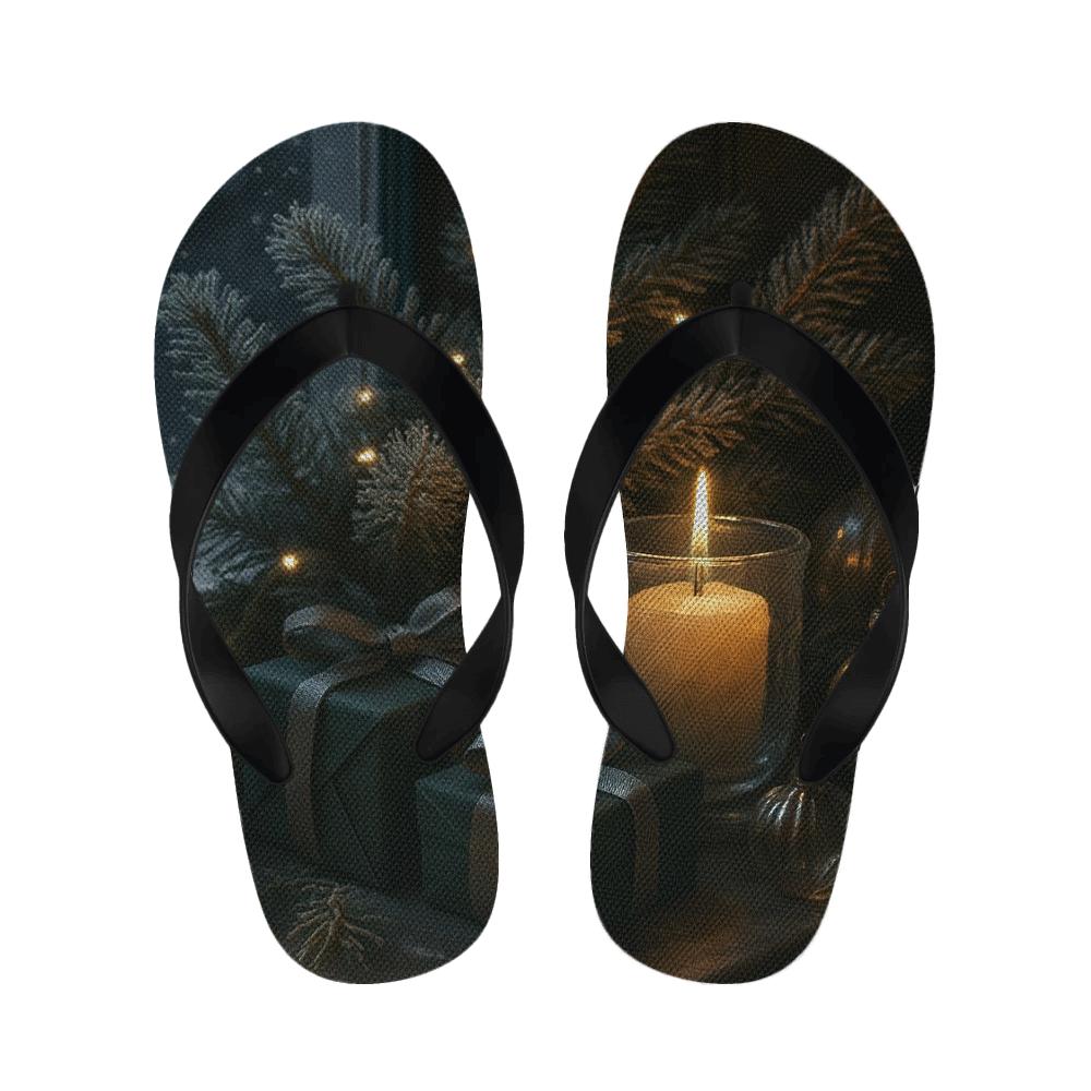 Winter Hearth Glow Slippers