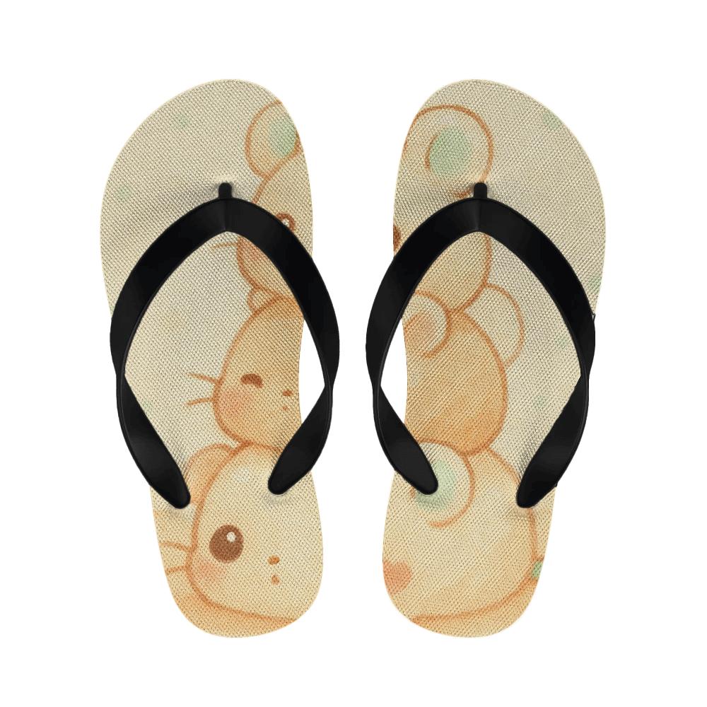 Peachy Pastel Snuggle Pile Slippers