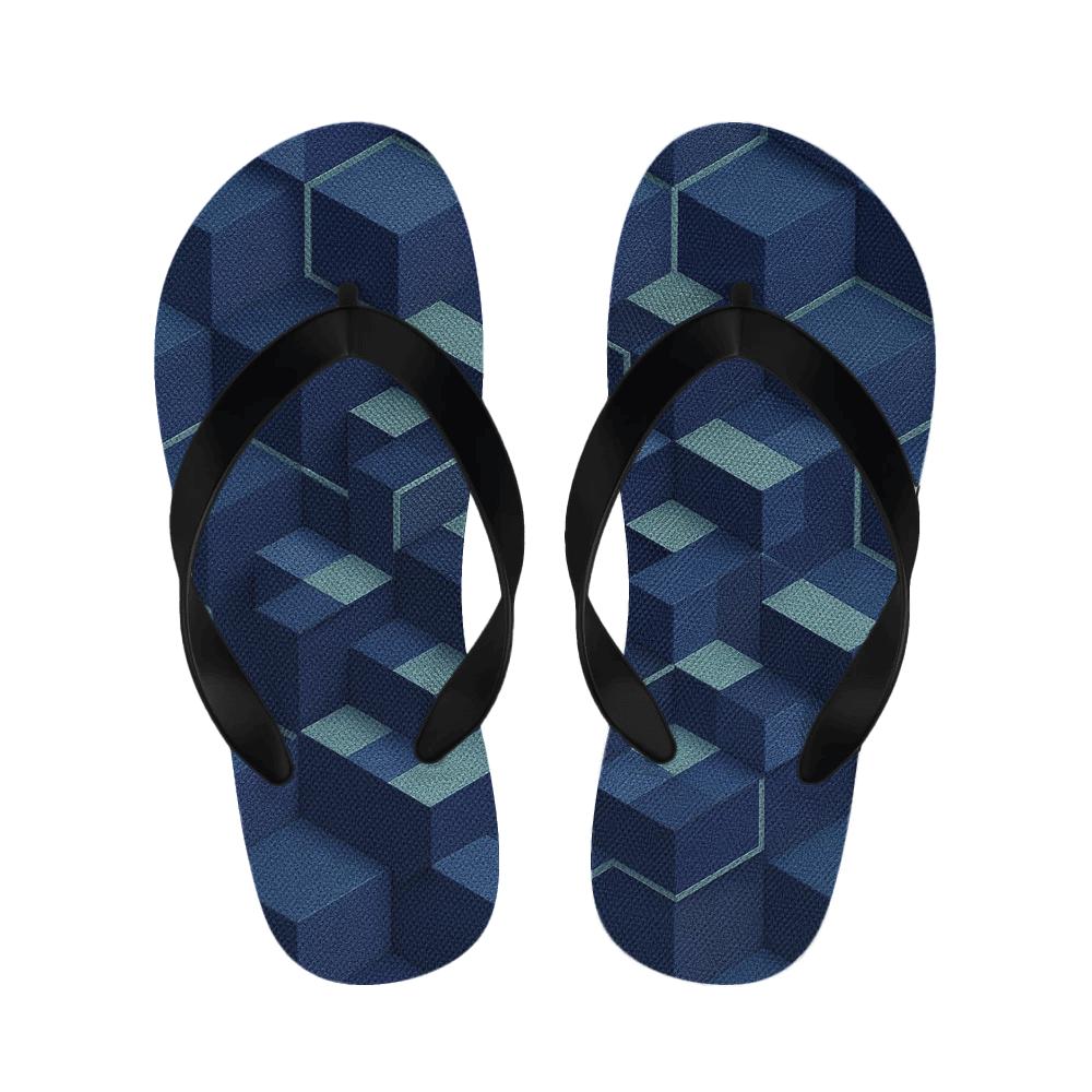 Indigo Hex Harmony Slippers