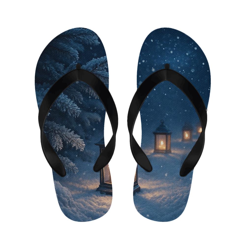 Midnight Lantern Glow Slippers