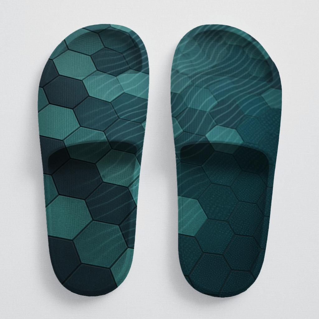 Teal Cascade Harmony Slides