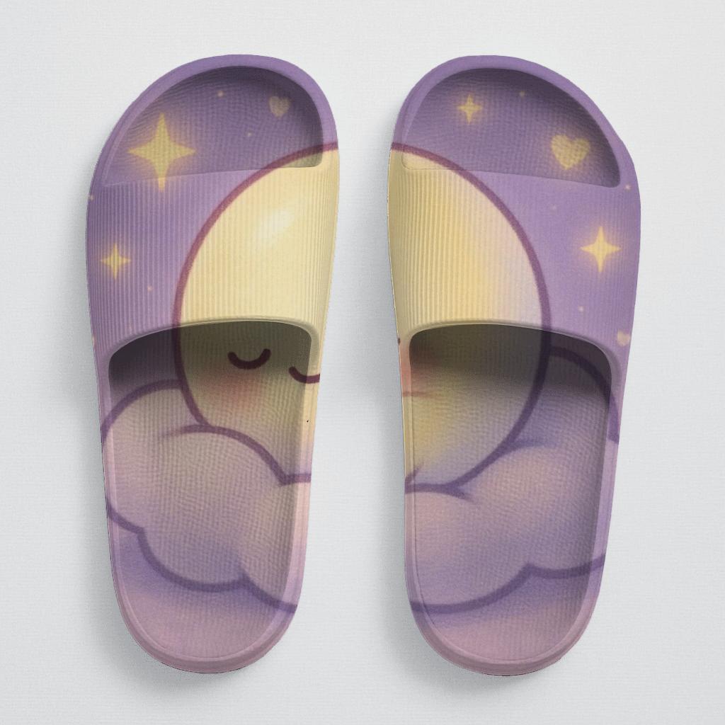 Dreamy Moonlit Comfort Slides