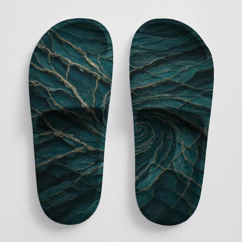 Eddy Vein Lattice comfortable casual slides