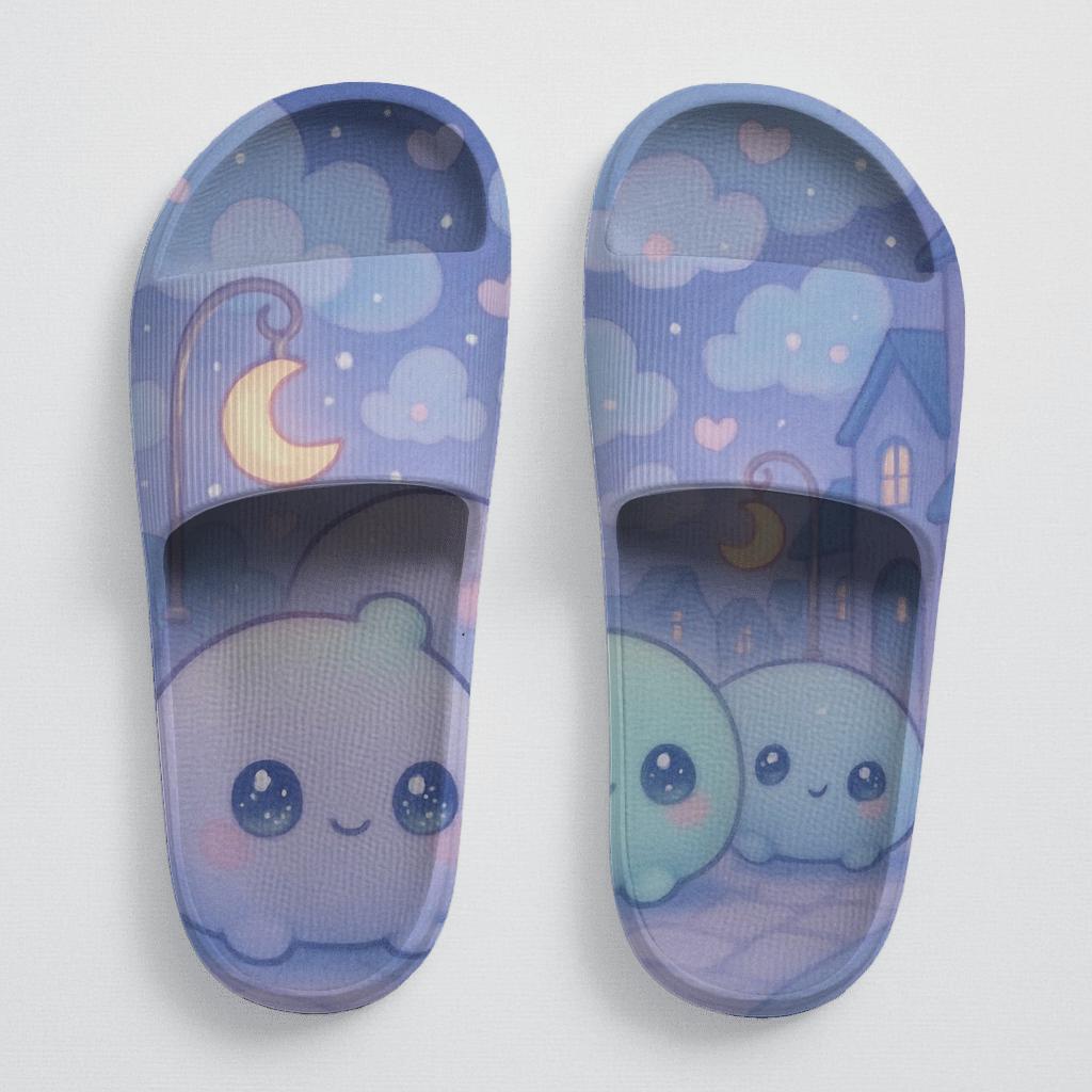 Moonlit Mochi Parade comfortable casual slides