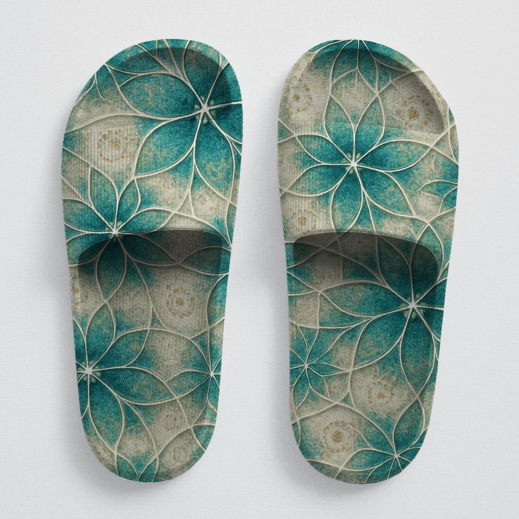 Lattice Petal Fractal unique printed slides