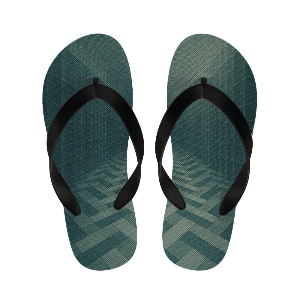 Moiré Corridor Tessellation soft sole slippers