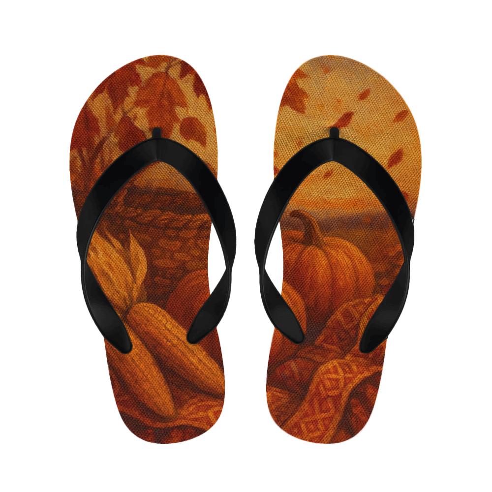 Autumn Harvest Lace unique printed slipperscustom slippers