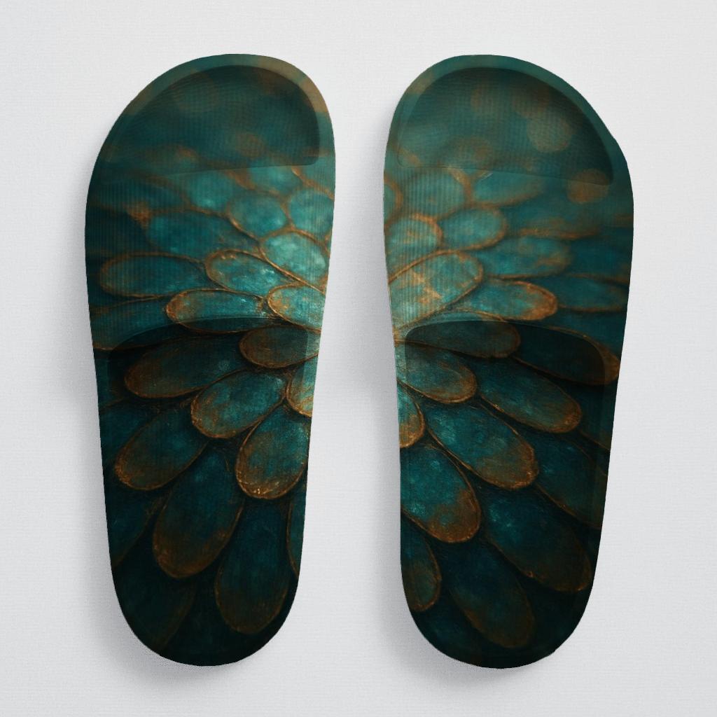 Iridescent Beetle Mosaic custom slides