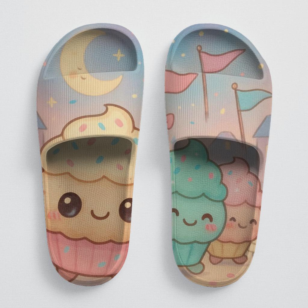 Starlit Cupcake Parade unique printed slides