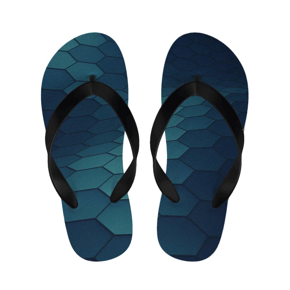 HexaFlux Grid Drift warm fleece slippers