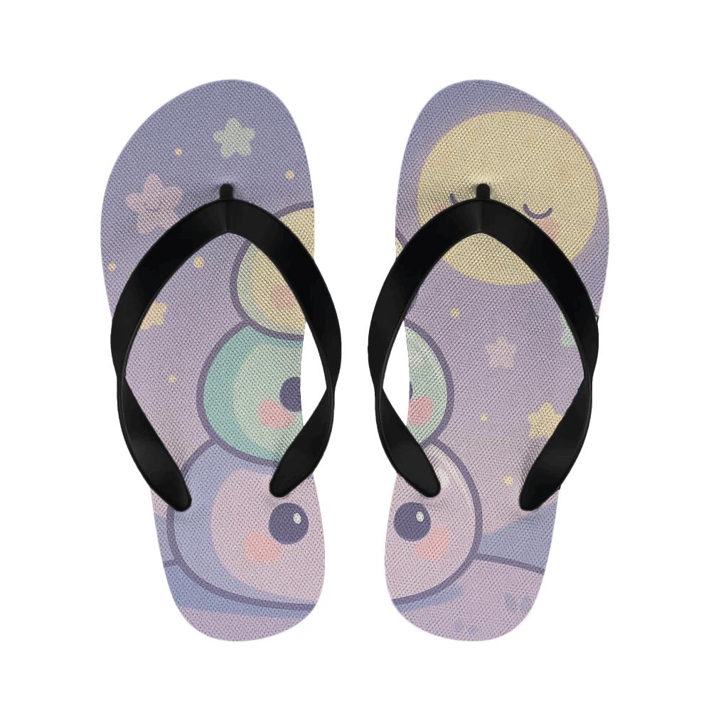 Moonlit Mochi Friends soft sole slippers