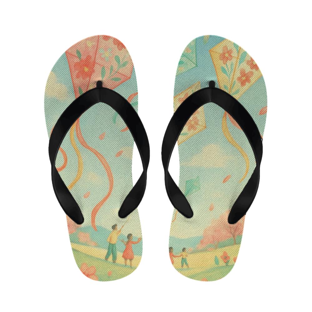 Spring Blossom Kite Dance trendy casual slippers