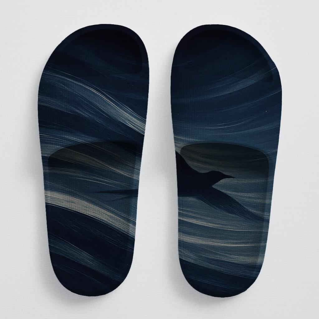 Thermal Glide Pattern sporty rubber slides
