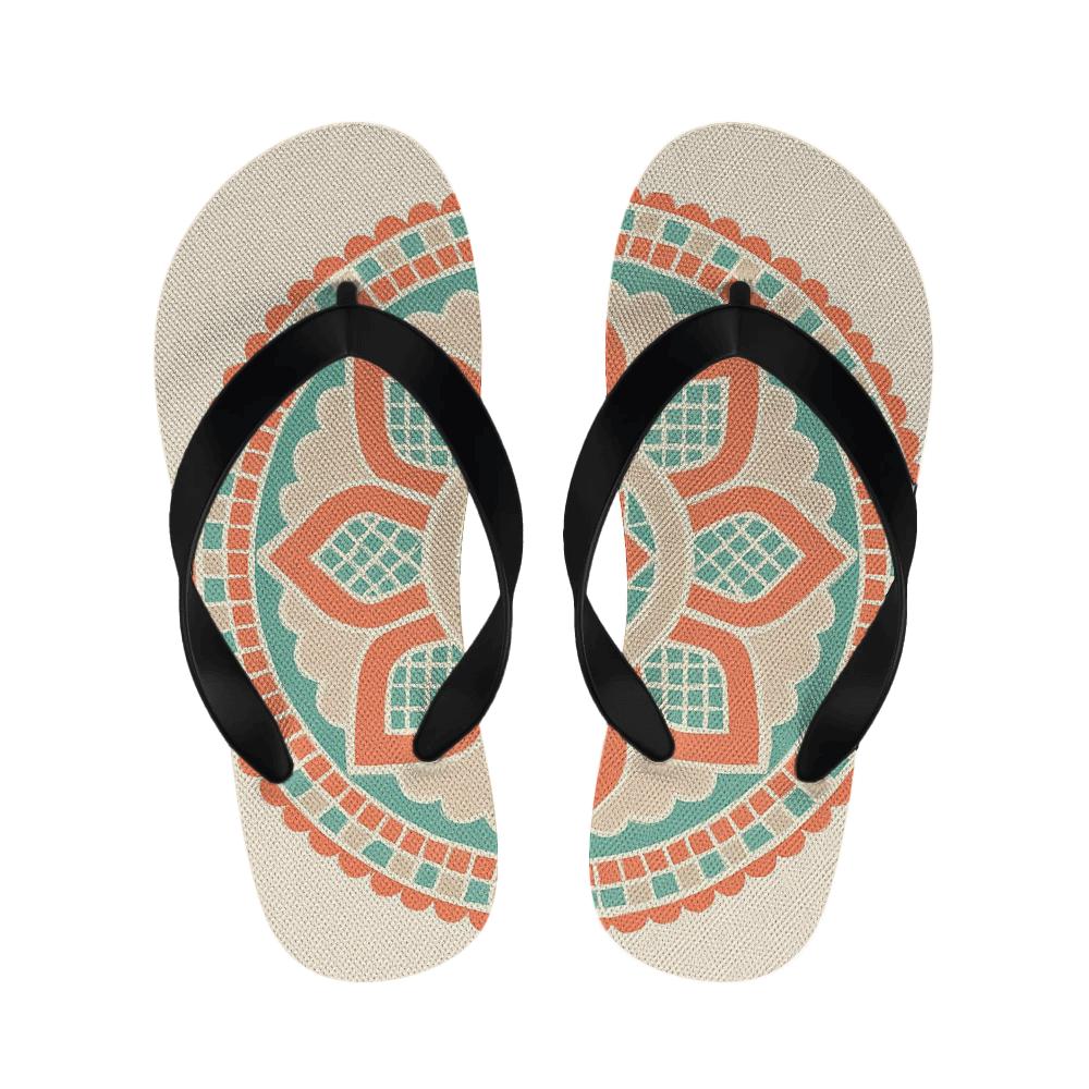 Perennial Ring Mosaic comfortable indoor slippers