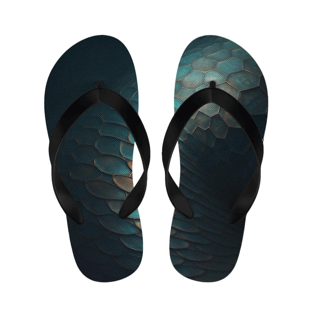 Iridescent Carapace Pattern personalized cozy slippers