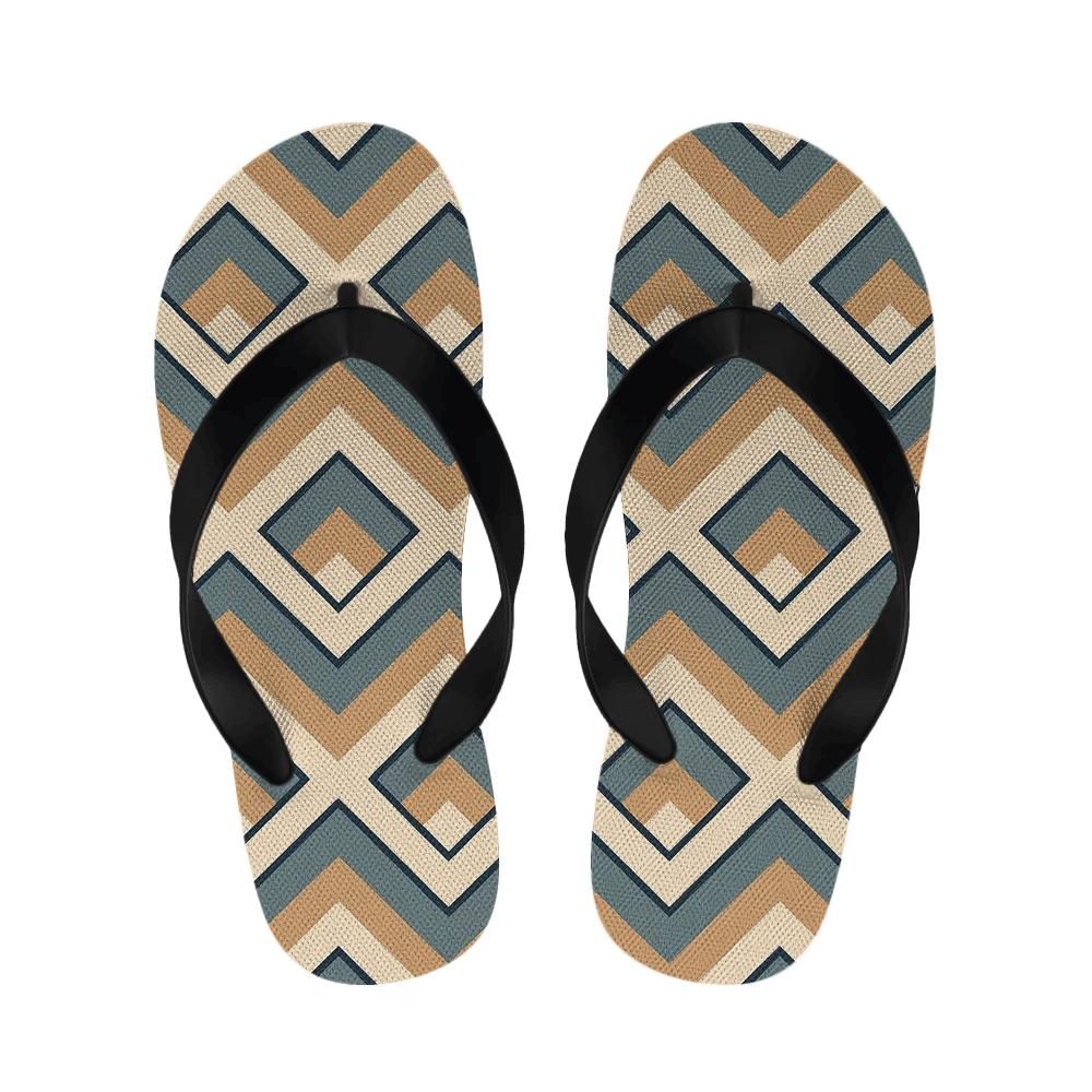 Accordion Diamond Grid custom slippers