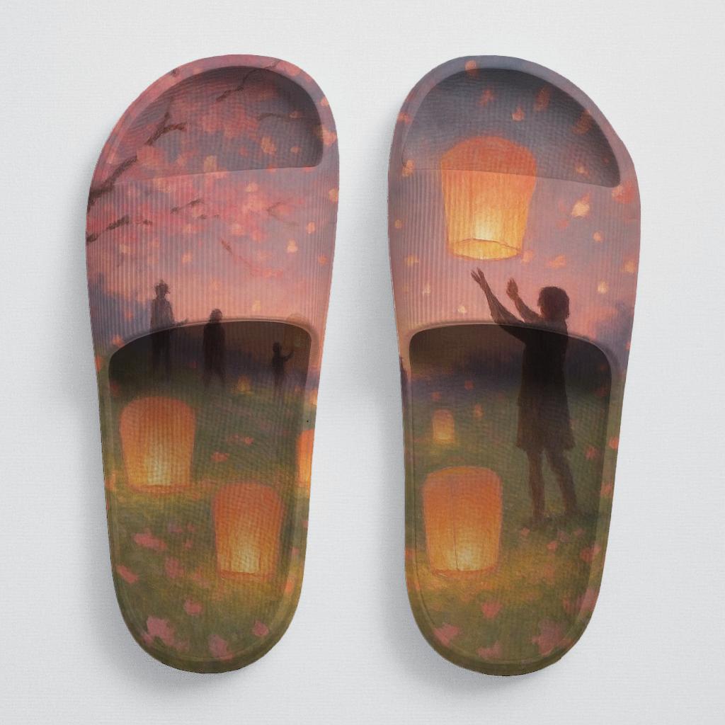 Spring Lantern Meadow custom slides