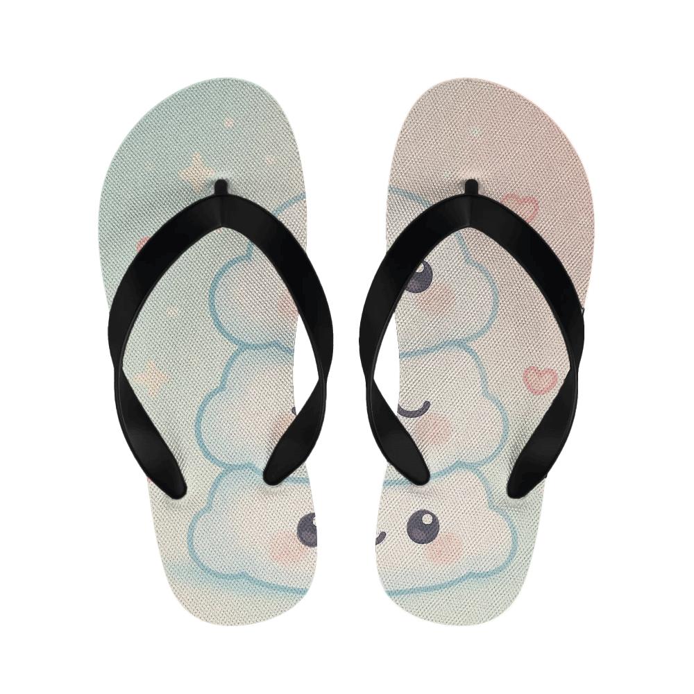Mochi Cloud Crew designer logo slippers