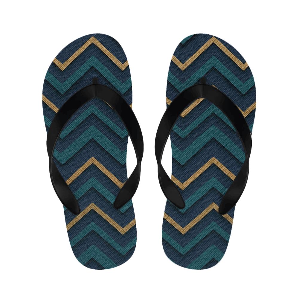 Modulated Chevron Tessellation comfortable indoor slippers