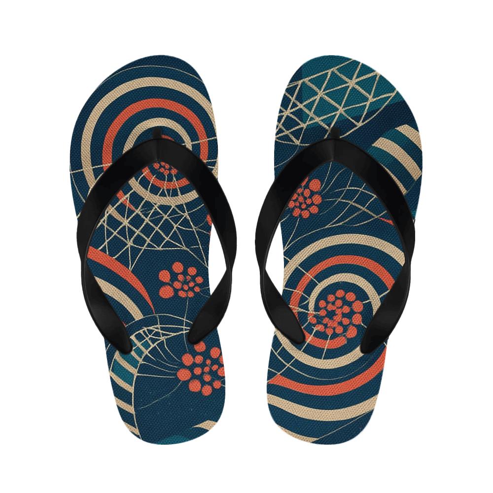 Spiral Cluster Lattice unique printed slipperscustom slippers